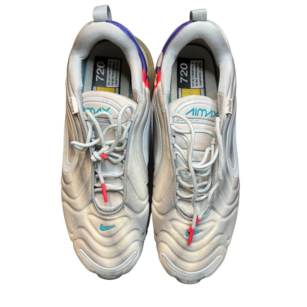 Nike Air Max 720 Shoes Mens Size 12 White Multi AO2924-011 Sportswear Sneakers